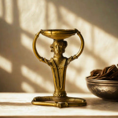 Eternal Glow Candle Holder - Dhokra