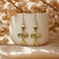 Loop Orbit Earrings – Dhokra