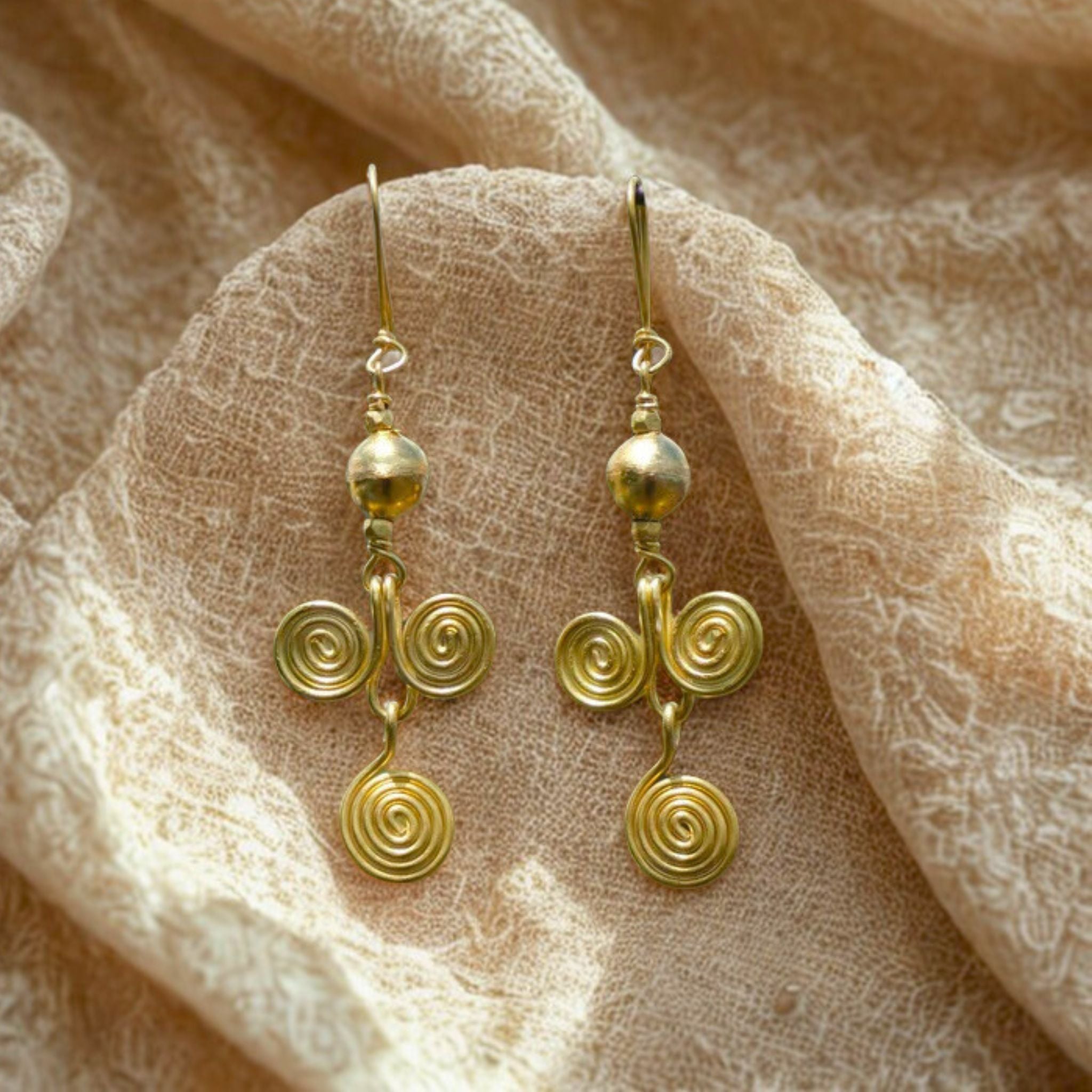 Loop Orbit Earrings – Dhokra